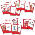 Picture, Number and Word Cards. Set 1 & 2