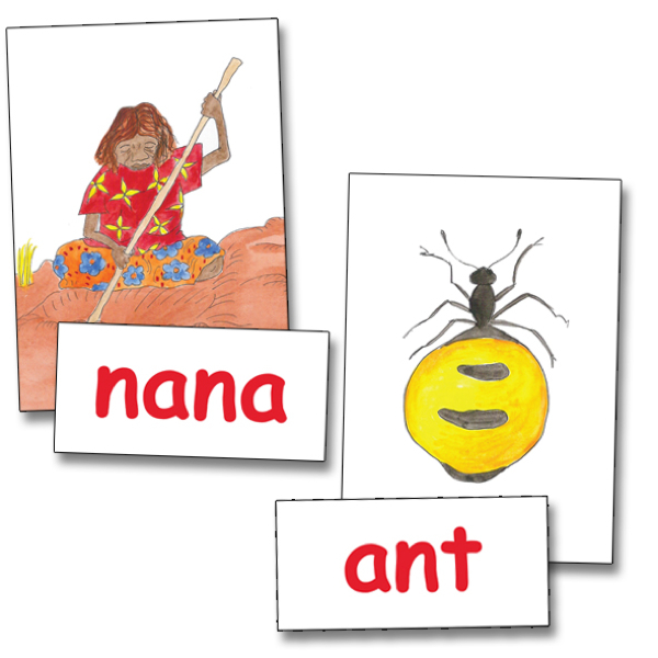Picture & Red Word Card Set