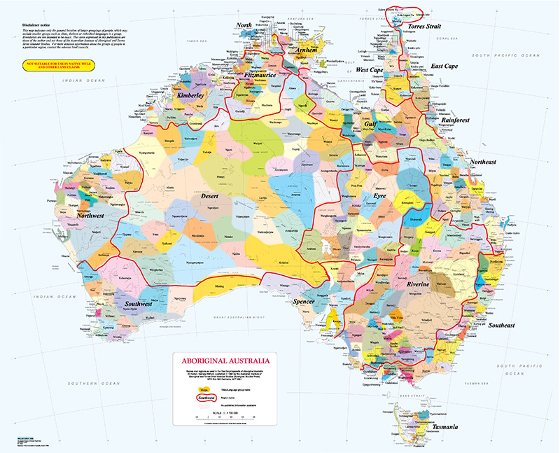 Aiatsis Indigenous Map