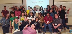 Language activism group at CoLang 2016