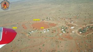 Kiwirrkurra Community, WA, from the air.