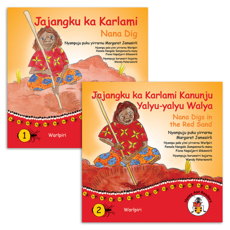 Baby board book Honey Ant Readers in Warlpiri.